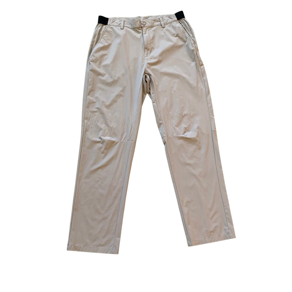 Outdoor Sports Mens Hiking Golf Active Pants Khaki Lightweight Stretch Waist 36 - Picture 2 of 9